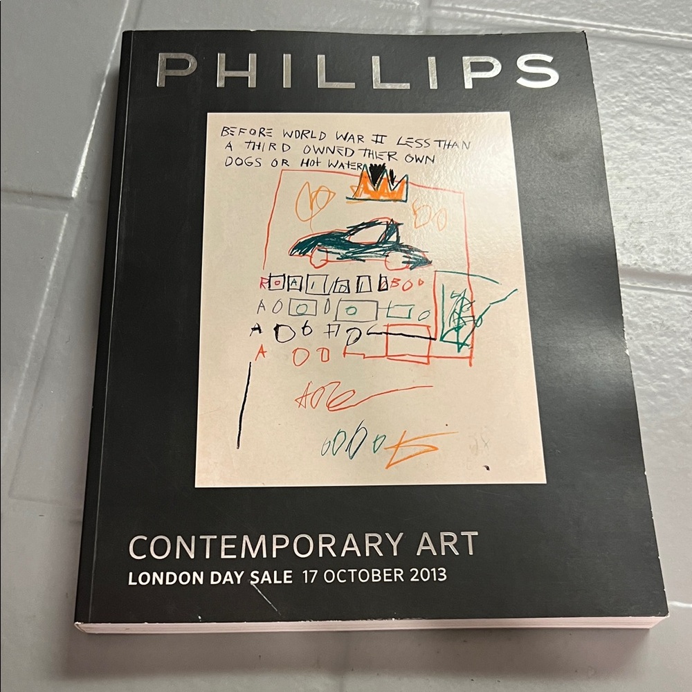 🔥Philips Contemporary Art Catalog 2013 art Collectors book  coffee table piece